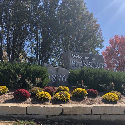 20th & Bypass Welcome Sculpture 2024 (Designed by Bob Blunk)