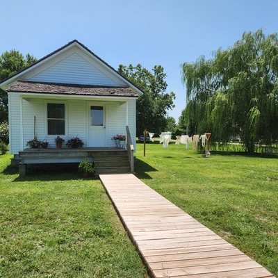 Restored Miners House donated by Sacred Heart Catholic Church