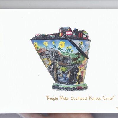 Coal Bucket created by Gary Lofts for SEK Artfest