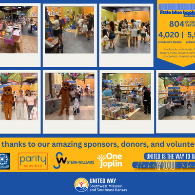 Little Blue Bookshop Children's Book & School Supply Giveaway Event