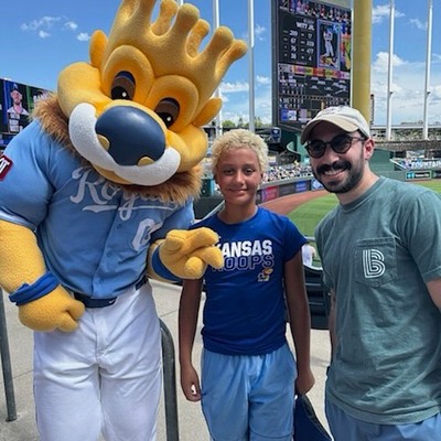 Big Brother Josh and Little Brother Jo enjoying a day at the K!
