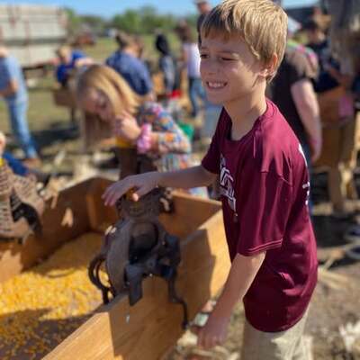 Having fun at last Pioneer Days at Fort Scott Fairgrounds after a 70 year run.