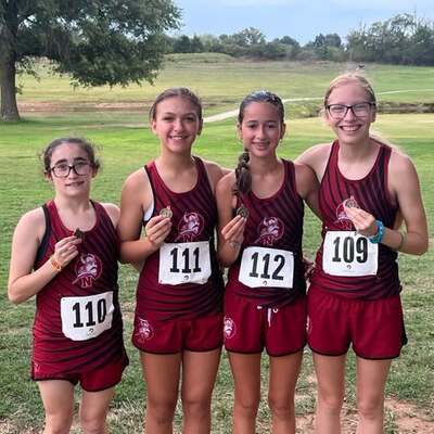 Girls Cross Country Track Team